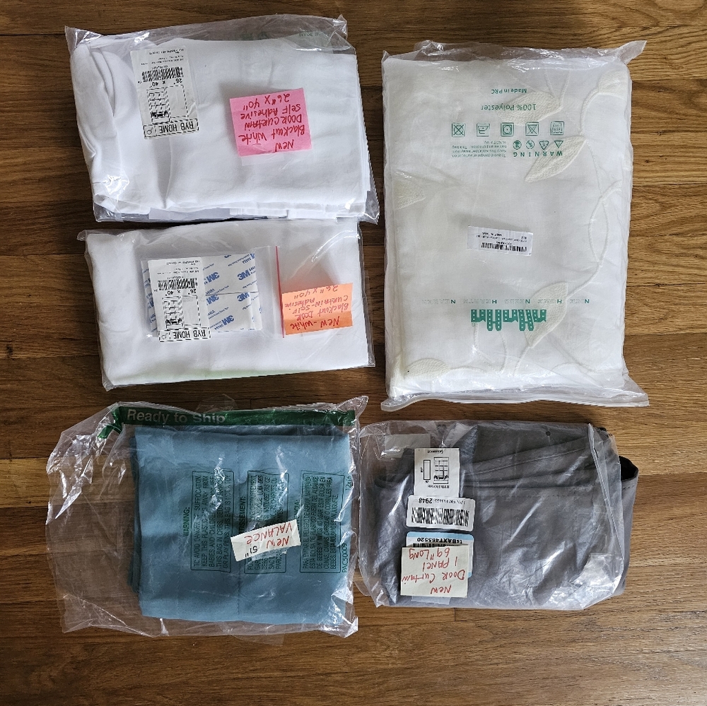 Curtain Bundle 5 lb Box Various All NWOT